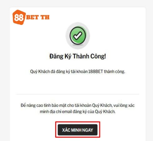 Xác minh tài khoản của bạn cẩn thận